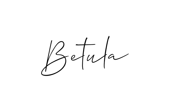 Design your own signature with our free online signature maker. With this signature software, you can create a handwritten (Allison_Script) signature for name Betula. Betula signature style 2 images and pictures png