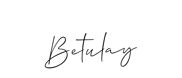 Create a beautiful signature design for name Betulay. With this signature (Allison_Script) fonts, you can make a handwritten signature for free. Betulay signature style 2 images and pictures png