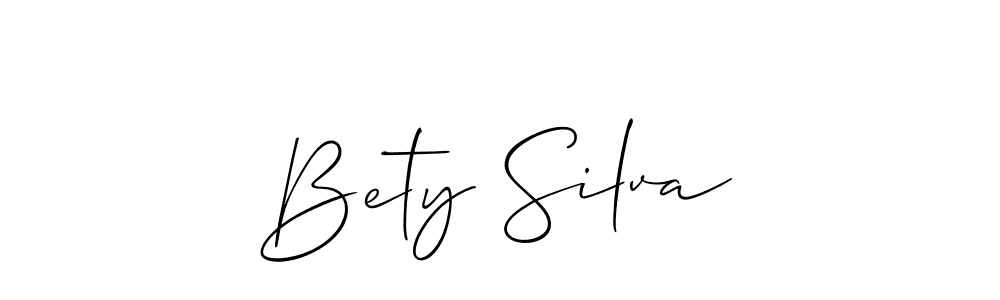 How to make Bety Silva signature? Allison_Script is a professional autograph style. Create handwritten signature for Bety Silva name. Bety Silva signature style 2 images and pictures png