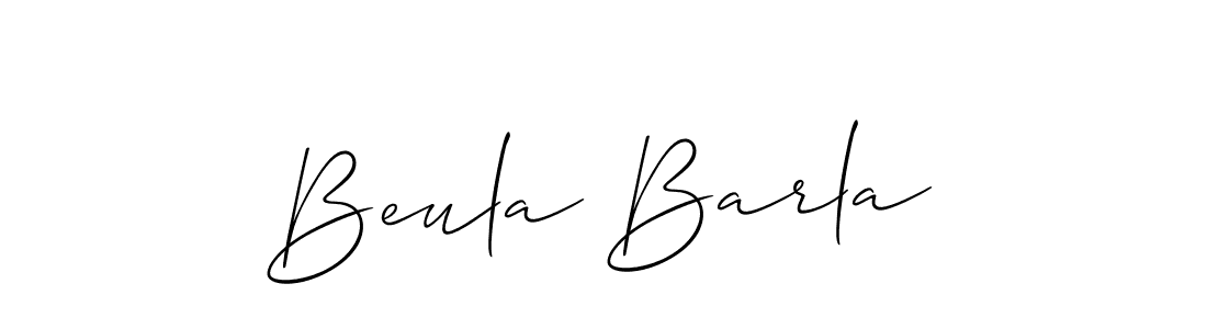 Allison_Script is a professional signature style that is perfect for those who want to add a touch of class to their signature. It is also a great choice for those who want to make their signature more unique. Get Beula Barla name to fancy signature for free. Beula Barla signature style 2 images and pictures png