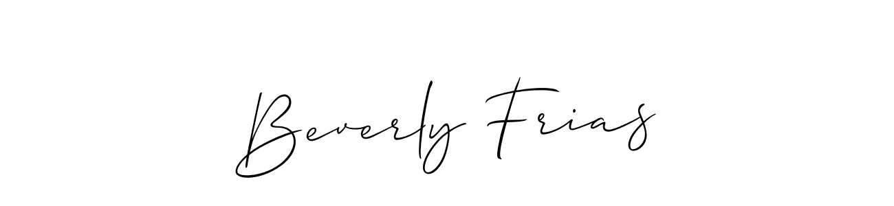 Best and Professional Signature Style for Beverly Frias. Allison_Script Best Signature Style Collection. Beverly Frias signature style 2 images and pictures png