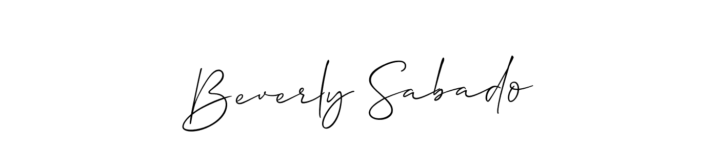 if you are searching for the best signature style for your name Beverly Sabado. so please give up your signature search. here we have designed multiple signature styles  using Allison_Script. Beverly Sabado signature style 2 images and pictures png