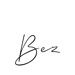 Similarly Allison_Script is the best handwritten signature design. Signature creator online .You can use it as an online autograph creator for name Bez. Bez signature style 2 images and pictures png
