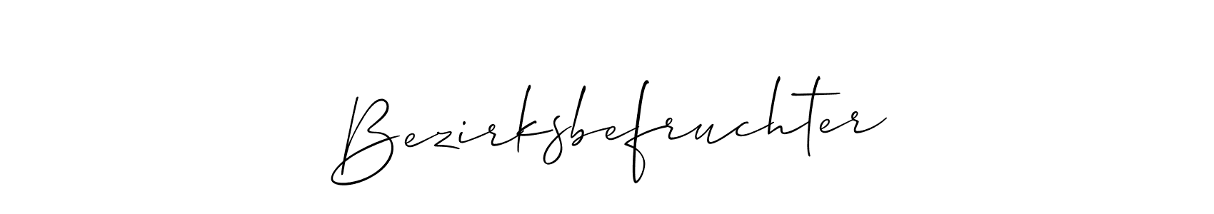 Bezirksbefruchter stylish signature style. Best Handwritten Sign (Allison_Script) for my name. Handwritten Signature Collection Ideas for my name Bezirksbefruchter. Bezirksbefruchter signature style 2 images and pictures png
