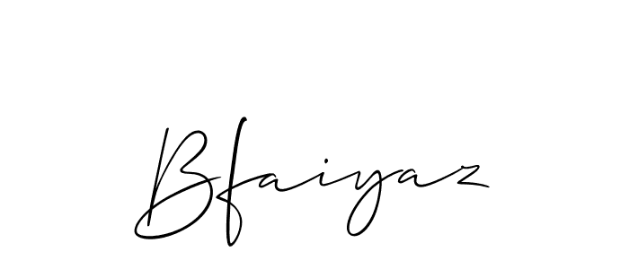 You should practise on your own different ways (Allison_Script) to write your name (Bfaiyaz) in signature. don't let someone else do it for you. Bfaiyaz signature style 2 images and pictures png