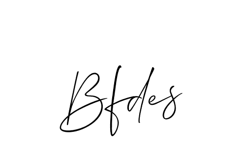 Allison_Script is a professional signature style that is perfect for those who want to add a touch of class to their signature. It is also a great choice for those who want to make their signature more unique. Get Bfdes name to fancy signature for free. Bfdes signature style 2 images and pictures png