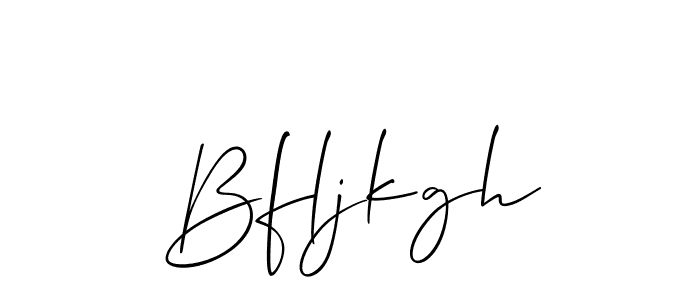 Best and Professional Signature Style for Bfljkgh. Allison_Script Best Signature Style Collection. Bfljkgh signature style 2 images and pictures png