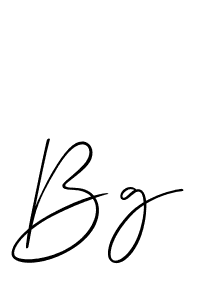 Also we have Bg name is the best signature style. Create professional handwritten signature collection using Allison_Script autograph style. Bg signature style 2 images and pictures png