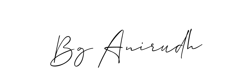 You can use this online signature creator to create a handwritten signature for the name Bg Anirudh. This is the best online autograph maker. Bg Anirudh signature style 2 images and pictures png
