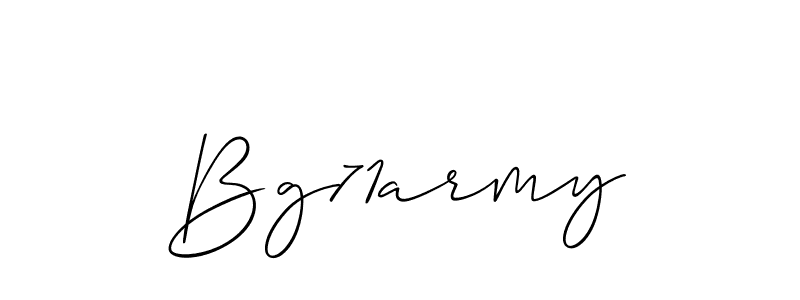 Once you've used our free online signature maker to create your best signature Allison_Script style, it's time to enjoy all of the benefits that Bg71army name signing documents. Bg71army signature style 2 images and pictures png