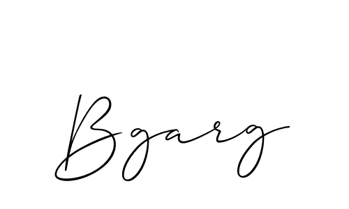 Allison_Script is a professional signature style that is perfect for those who want to add a touch of class to their signature. It is also a great choice for those who want to make their signature more unique. Get Bgarg name to fancy signature for free. Bgarg signature style 2 images and pictures png