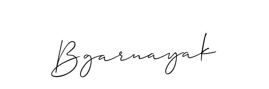 Bgarnayak stylish signature style. Best Handwritten Sign (Allison_Script) for my name. Handwritten Signature Collection Ideas for my name Bgarnayak. Bgarnayak signature style 2 images and pictures png