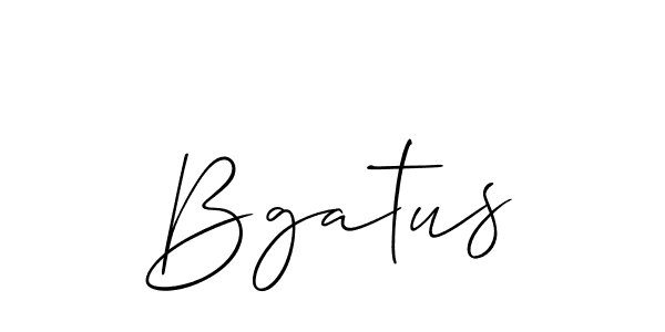 Once you've used our free online signature maker to create your best signature Allison_Script style, it's time to enjoy all of the benefits that Bgatus name signing documents. Bgatus signature style 2 images and pictures png