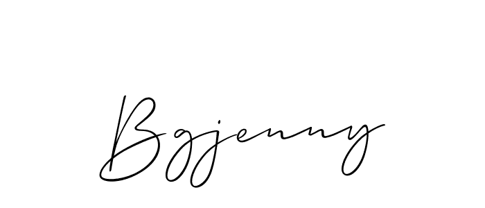 Similarly Allison_Script is the best handwritten signature design. Signature creator online .You can use it as an online autograph creator for name Bgjenny. Bgjenny signature style 2 images and pictures png