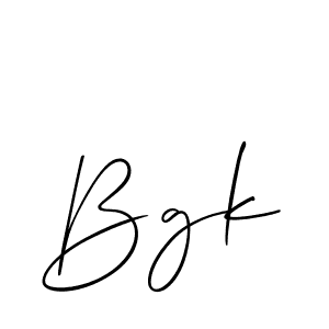You should practise on your own different ways (Allison_Script) to write your name (Bgk) in signature. don't let someone else do it for you. Bgk signature style 2 images and pictures png