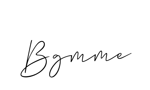 Also we have Bgmme name is the best signature style. Create professional handwritten signature collection using Allison_Script autograph style. Bgmme signature style 2 images and pictures png