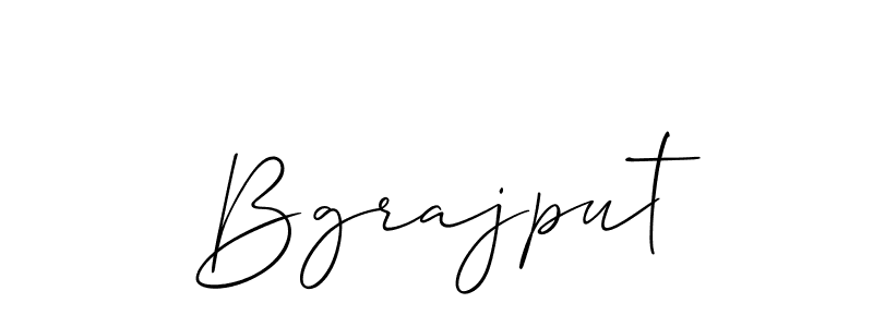 Make a short Bgrajput signature style. Manage your documents anywhere anytime using Allison_Script. Create and add eSignatures, submit forms, share and send files easily. Bgrajput signature style 2 images and pictures png