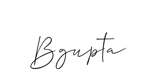 Make a beautiful signature design for name Bgupta. Use this online signature maker to create a handwritten signature for free. Bgupta signature style 2 images and pictures png