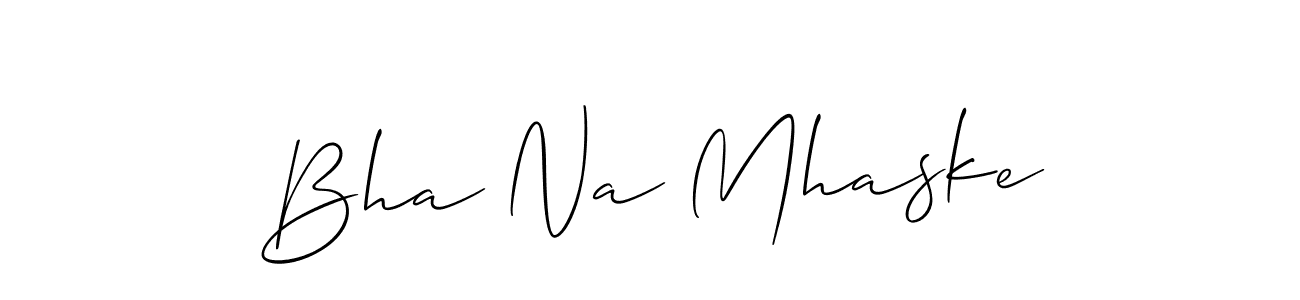Once you've used our free online signature maker to create your best signature Allison_Script style, it's time to enjoy all of the benefits that Bha Na Mhaske name signing documents. Bha Na Mhaske signature style 2 images and pictures png