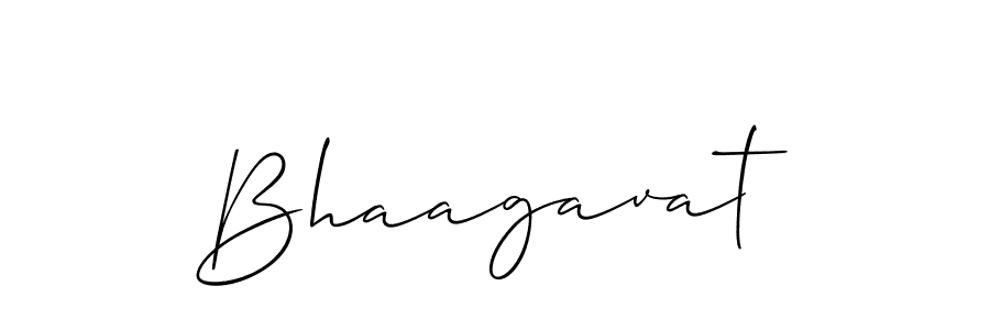 How to make Bhaagavat signature? Allison_Script is a professional autograph style. Create handwritten signature for Bhaagavat name. Bhaagavat signature style 2 images and pictures png