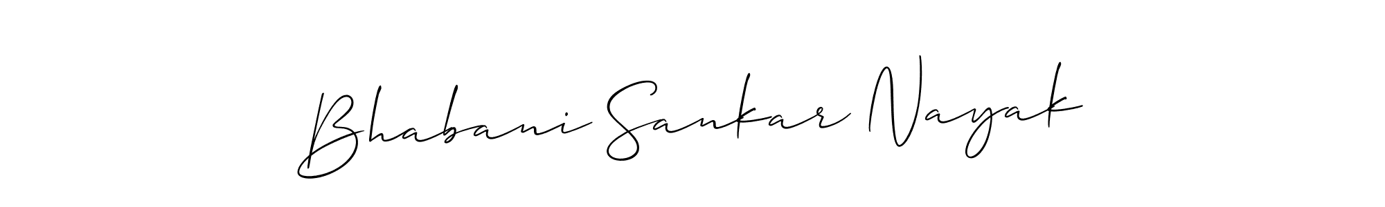 Allison_Script is a professional signature style that is perfect for those who want to add a touch of class to their signature. It is also a great choice for those who want to make their signature more unique. Get Bhabani Sankar Nayak name to fancy signature for free. Bhabani Sankar Nayak signature style 2 images and pictures png