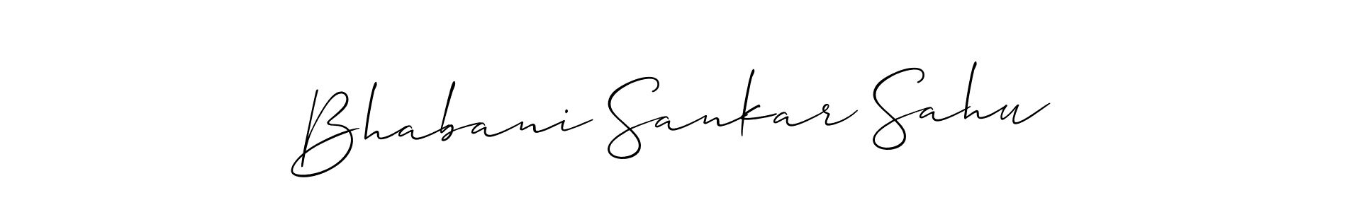 You should practise on your own different ways (Allison_Script) to write your name (Bhabani Sankar Sahu) in signature. don't let someone else do it for you. Bhabani Sankar Sahu signature style 2 images and pictures png