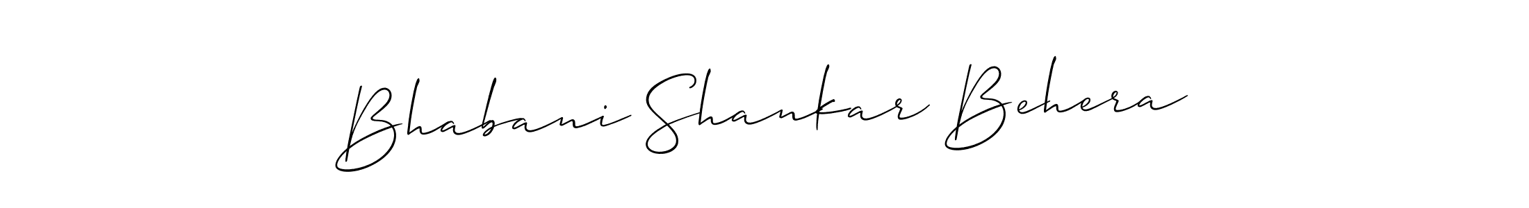 It looks lik you need a new signature style for name Bhabani Shankar Behera. Design unique handwritten (Allison_Script) signature with our free signature maker in just a few clicks. Bhabani Shankar Behera signature style 2 images and pictures png