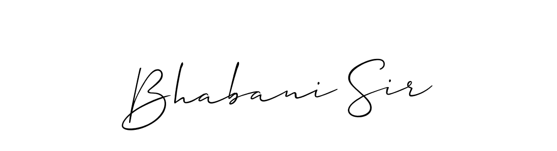 You should practise on your own different ways (Allison_Script) to write your name (Bhabani Sir) in signature. don't let someone else do it for you. Bhabani Sir signature style 2 images and pictures png