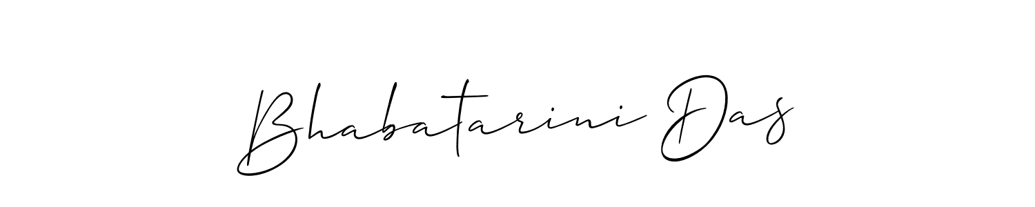 Create a beautiful signature design for name Bhabatarini Das. With this signature (Allison_Script) fonts, you can make a handwritten signature for free. Bhabatarini Das signature style 2 images and pictures png