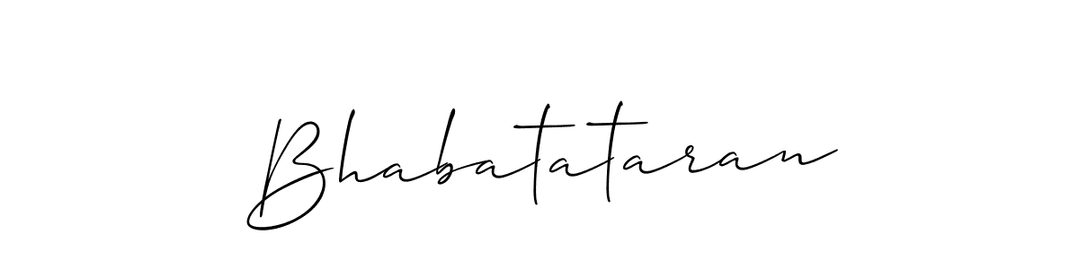 You should practise on your own different ways (Allison_Script) to write your name (Bhabatataran) in signature. don't let someone else do it for you. Bhabatataran signature style 2 images and pictures png