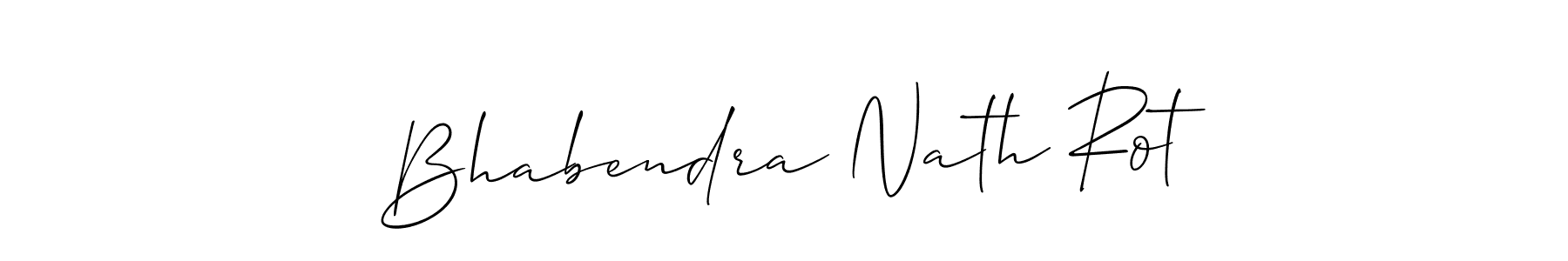 Allison_Script is a professional signature style that is perfect for those who want to add a touch of class to their signature. It is also a great choice for those who want to make their signature more unique. Get Bhabendra Nath Rot name to fancy signature for free. Bhabendra Nath Rot signature style 2 images and pictures png