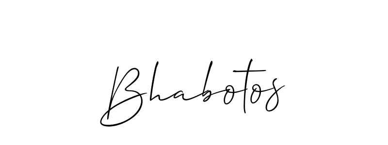 Also You can easily find your signature by using the search form. We will create Bhabotos name handwritten signature images for you free of cost using Allison_Script sign style. Bhabotos signature style 2 images and pictures png