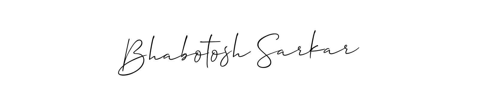 Use a signature maker to create a handwritten signature online. With this signature software, you can design (Allison_Script) your own signature for name Bhabotosh Sarkar. Bhabotosh Sarkar signature style 2 images and pictures png