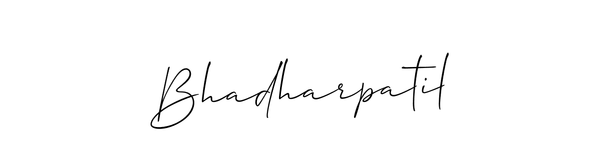 This is the best signature style for the Bhadharpatil name. Also you like these signature font (Allison_Script). Mix name signature. Bhadharpatil signature style 2 images and pictures png