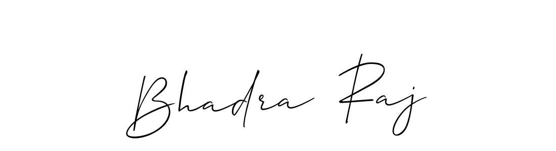 Create a beautiful signature design for name Bhadra  Raj. With this signature (Allison_Script) fonts, you can make a handwritten signature for free. Bhadra  Raj signature style 2 images and pictures png