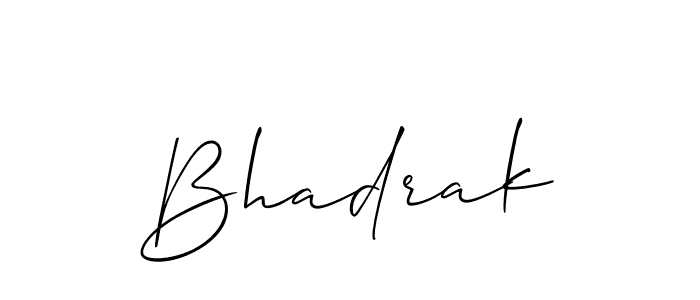 You can use this online signature creator to create a handwritten signature for the name Bhadrak. This is the best online autograph maker. Bhadrak signature style 2 images and pictures png