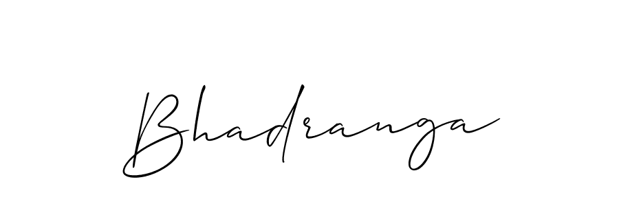 The best way (Allison_Script) to make a short signature is to pick only two or three words in your name. The name Bhadranga include a total of six letters. For converting this name. Bhadranga signature style 2 images and pictures png