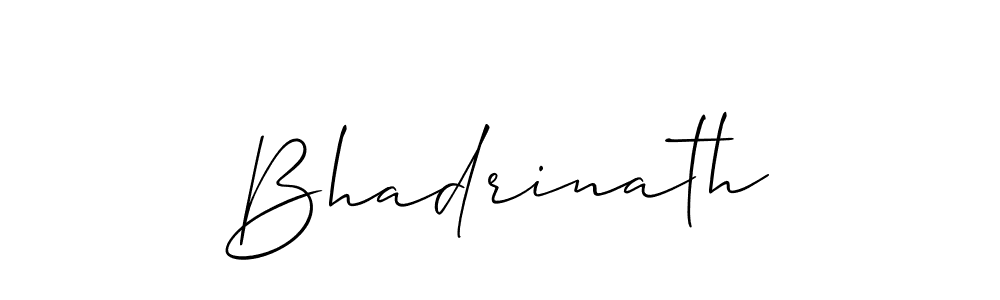 Also You can easily find your signature by using the search form. We will create Bhadrinath name handwritten signature images for you free of cost using Allison_Script sign style. Bhadrinath signature style 2 images and pictures png