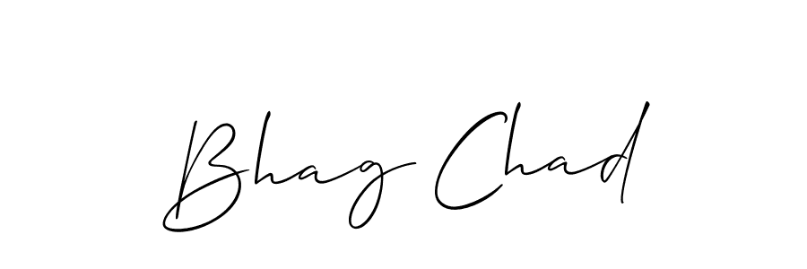 Best and Professional Signature Style for Bhag Chad. Allison_Script Best Signature Style Collection. Bhag Chad signature style 2 images and pictures png