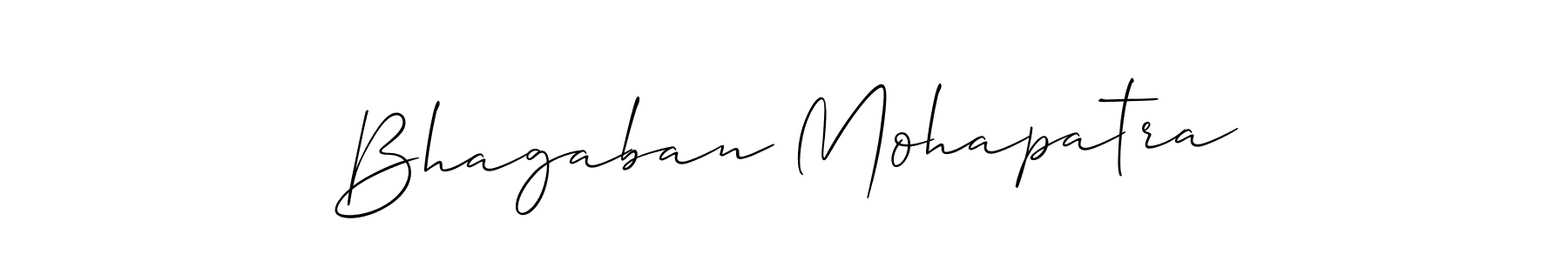 Use a signature maker to create a handwritten signature online. With this signature software, you can design (Allison_Script) your own signature for name Bhagaban Mohapatra. Bhagaban Mohapatra signature style 2 images and pictures png