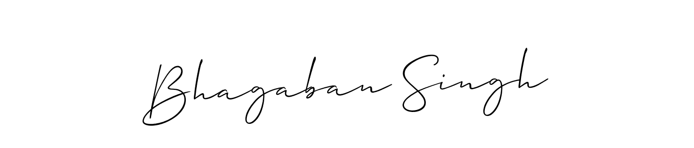 How to make Bhagaban Singh name signature. Use Allison_Script style for creating short signs online. This is the latest handwritten sign. Bhagaban Singh signature style 2 images and pictures png