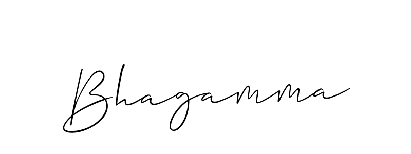 How to Draw Bhagamma signature style? Allison_Script is a latest design signature styles for name Bhagamma. Bhagamma signature style 2 images and pictures png