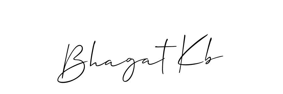 Also we have Bhagat Kb name is the best signature style. Create professional handwritten signature collection using Allison_Script autograph style. Bhagat Kb signature style 2 images and pictures png