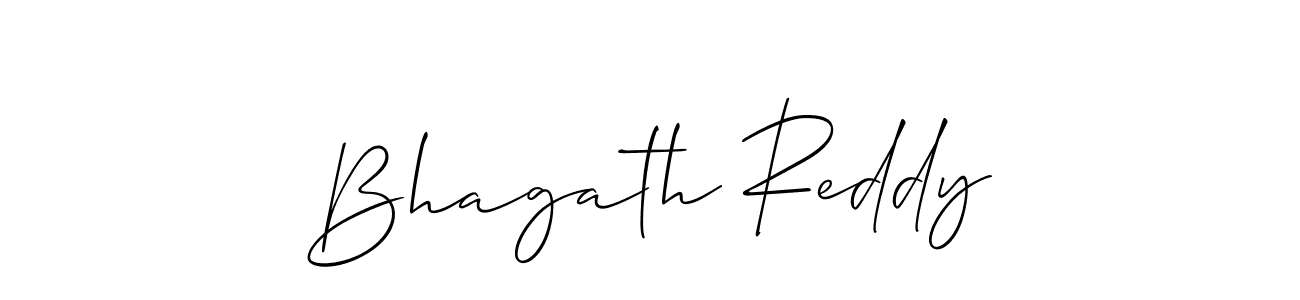 How to make Bhagath Reddy signature? Allison_Script is a professional autograph style. Create handwritten signature for Bhagath Reddy name. Bhagath Reddy signature style 2 images and pictures png