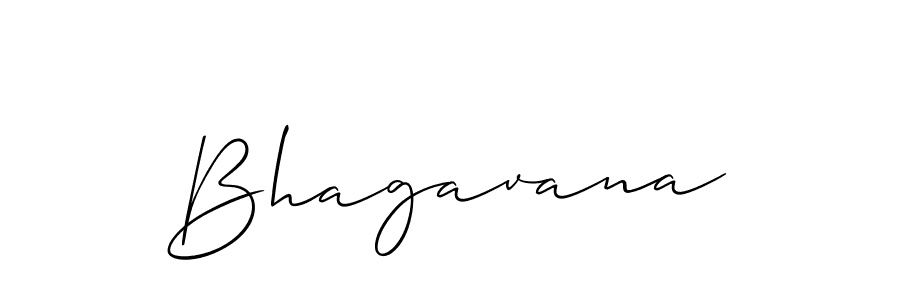 Design your own signature with our free online signature maker. With this signature software, you can create a handwritten (Allison_Script) signature for name Bhagavana. Bhagavana signature style 2 images and pictures png