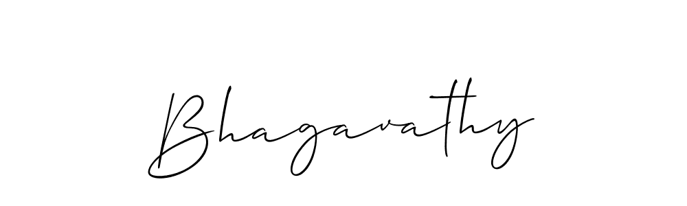 Use a signature maker to create a handwritten signature online. With this signature software, you can design (Allison_Script) your own signature for name Bhagavathy. Bhagavathy signature style 2 images and pictures png