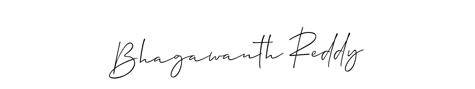 Make a beautiful signature design for name Bhagawanth Reddy. With this signature (Allison_Script) style, you can create a handwritten signature for free. Bhagawanth Reddy signature style 2 images and pictures png