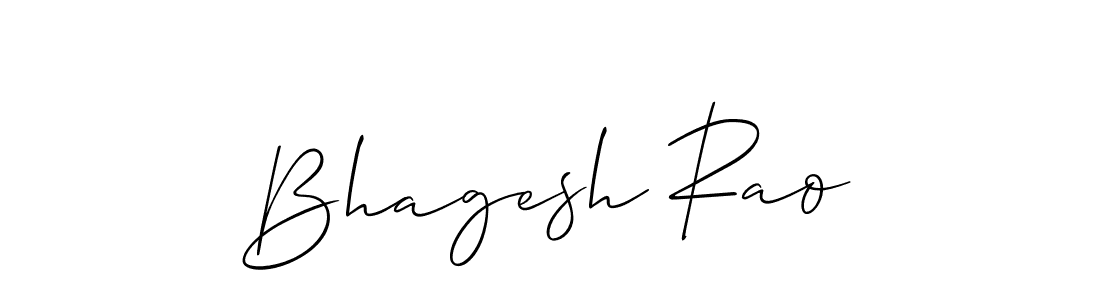Design your own signature with our free online signature maker. With this signature software, you can create a handwritten (Allison_Script) signature for name Bhagesh Rao. Bhagesh Rao signature style 2 images and pictures png