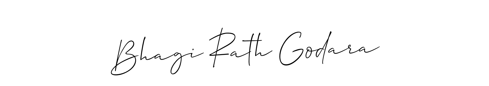 Similarly Allison_Script is the best handwritten signature design. Signature creator online .You can use it as an online autograph creator for name Bhagi Rath Godara. Bhagi Rath Godara signature style 2 images and pictures png