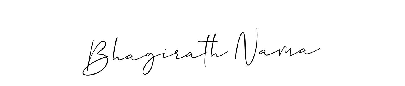 Similarly Allison_Script is the best handwritten signature design. Signature creator online .You can use it as an online autograph creator for name Bhagirath Nama. Bhagirath Nama signature style 2 images and pictures png